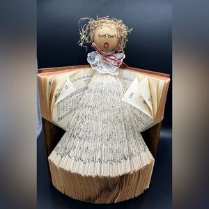 Vintage Christmas angel Methodist Hymn Book - 1966